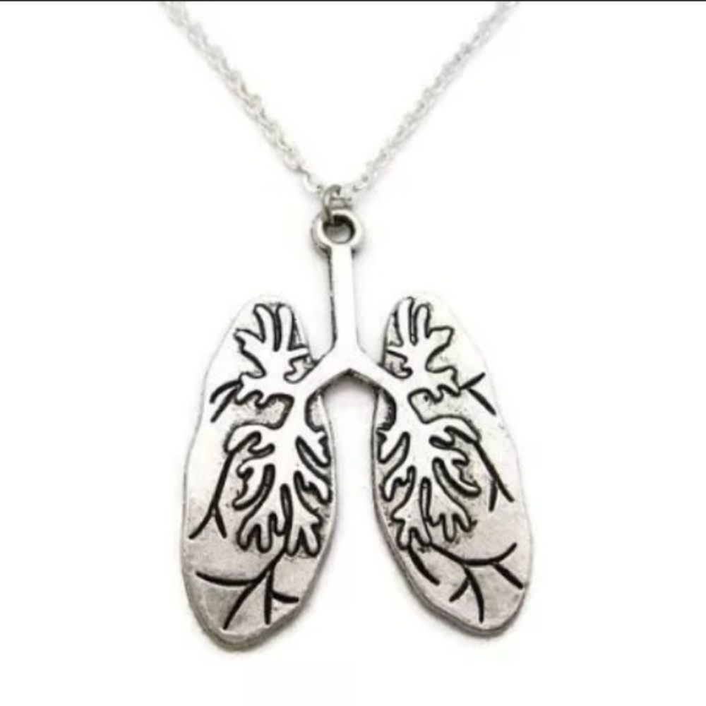 NEW! Anatomy Lungs Respiratory Necklace